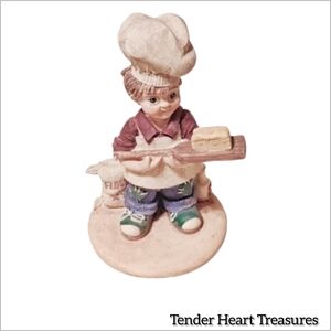 Tender Heart Treasures Baker Figurine (1984) – Kitchen/Cottage Decor